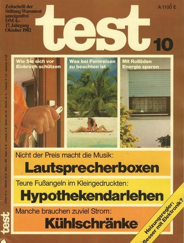 Test 1982 nicht - test, 10/1982